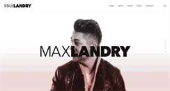 Desktop Screenshot of maxlandry.com
